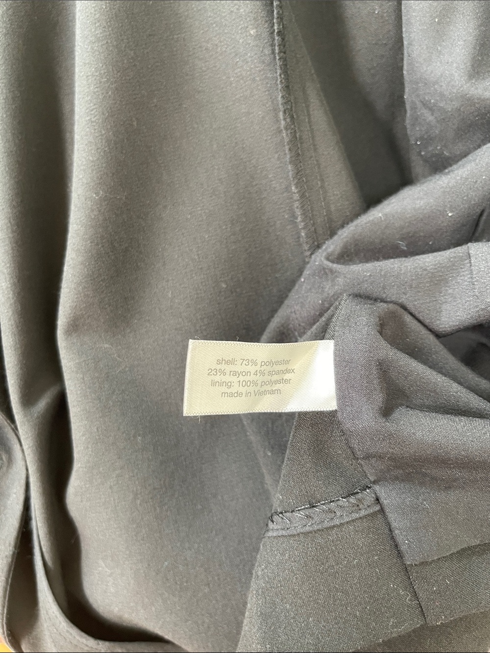 Lane Bryant Black Single-Button Notch-Lapel Blazer - Picture 6 of 6
